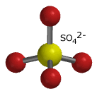 Сульфат анион формула. Сульфат Иона формула. Сульфат анион. Строение сульфат Иона.